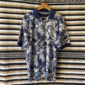 Jantzen Sport Hawaiian-Style Polo Shirt, Large